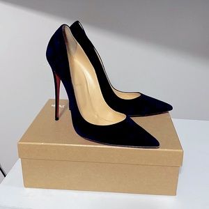 Christian Louboutin So Kate 120 Veau Velours size 43. +box, heel tips, paperwork